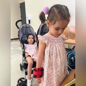 Floral Pink Kids Dress